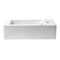 Alfi Brand ALFI brand ABC116 White 20" Small Rectangular Wall Mounted Ceramic Sink with Faucet Hole ABC116 - alternate 4